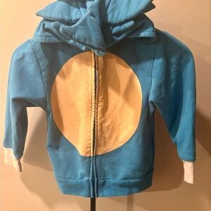 Blue and Yellow Character Hoodie